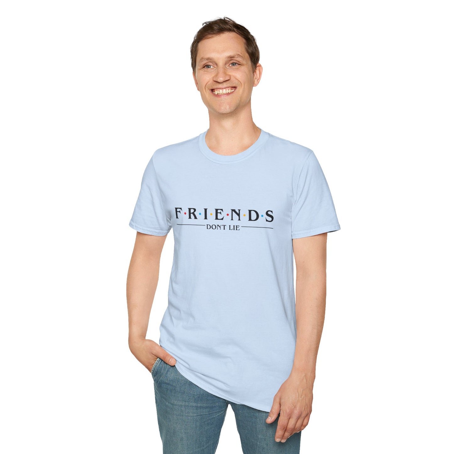 Friends Don't Lie T-Shirt — Stranger Things Inspired Retro Logo Tee