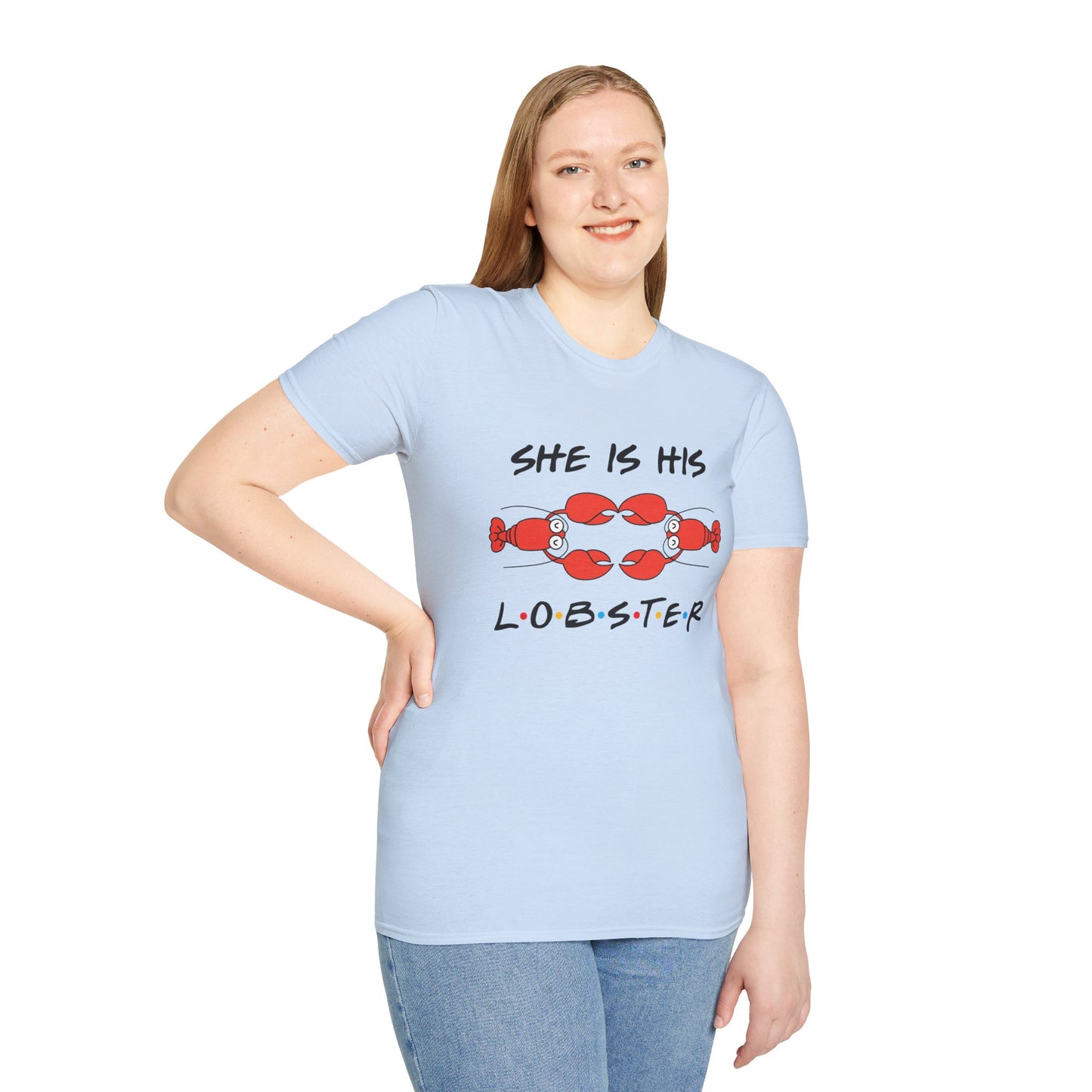 She Is His Lobster T-Shirt – Couples Friends TV Show Inspired Tee