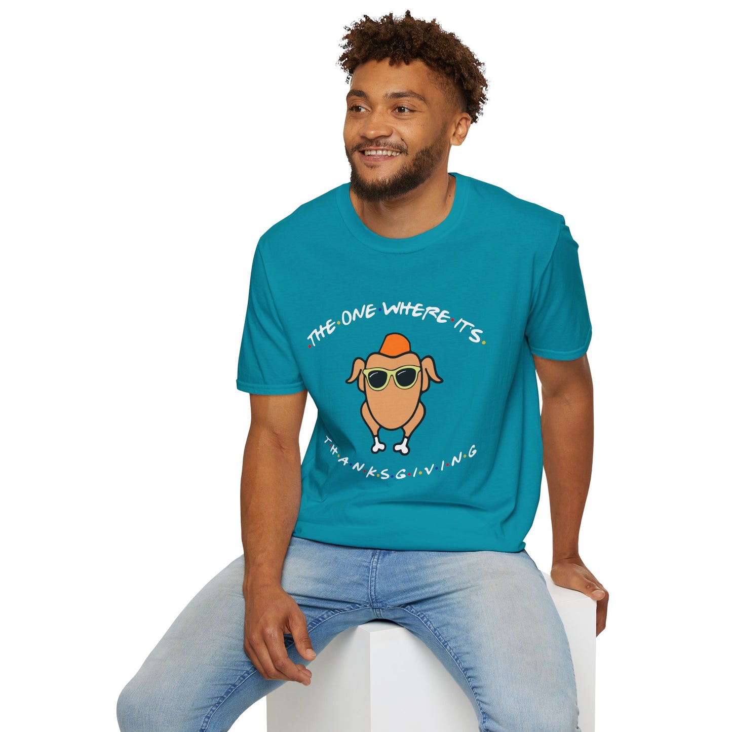 Thanksgiving Turkey Tee — "The One Where It's Thanksgiving" Graphic T-Shirt
