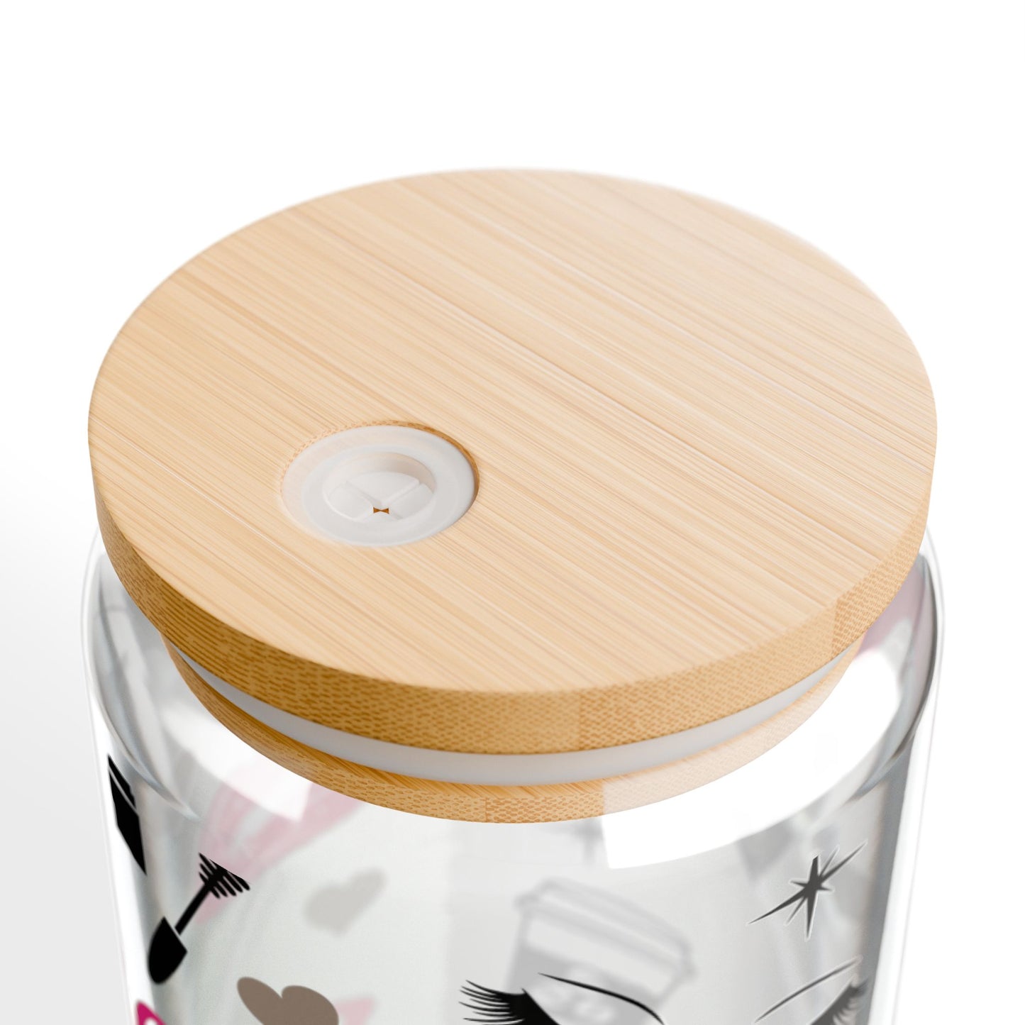 Boss Lady Sipper Glass — 16oz Makeup & Glam Travel Tumbler