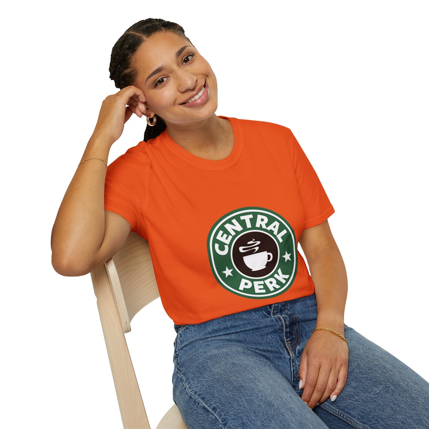 Central Perk Coffee T-Shirt — Vintage Coffee Shop Logo Tee