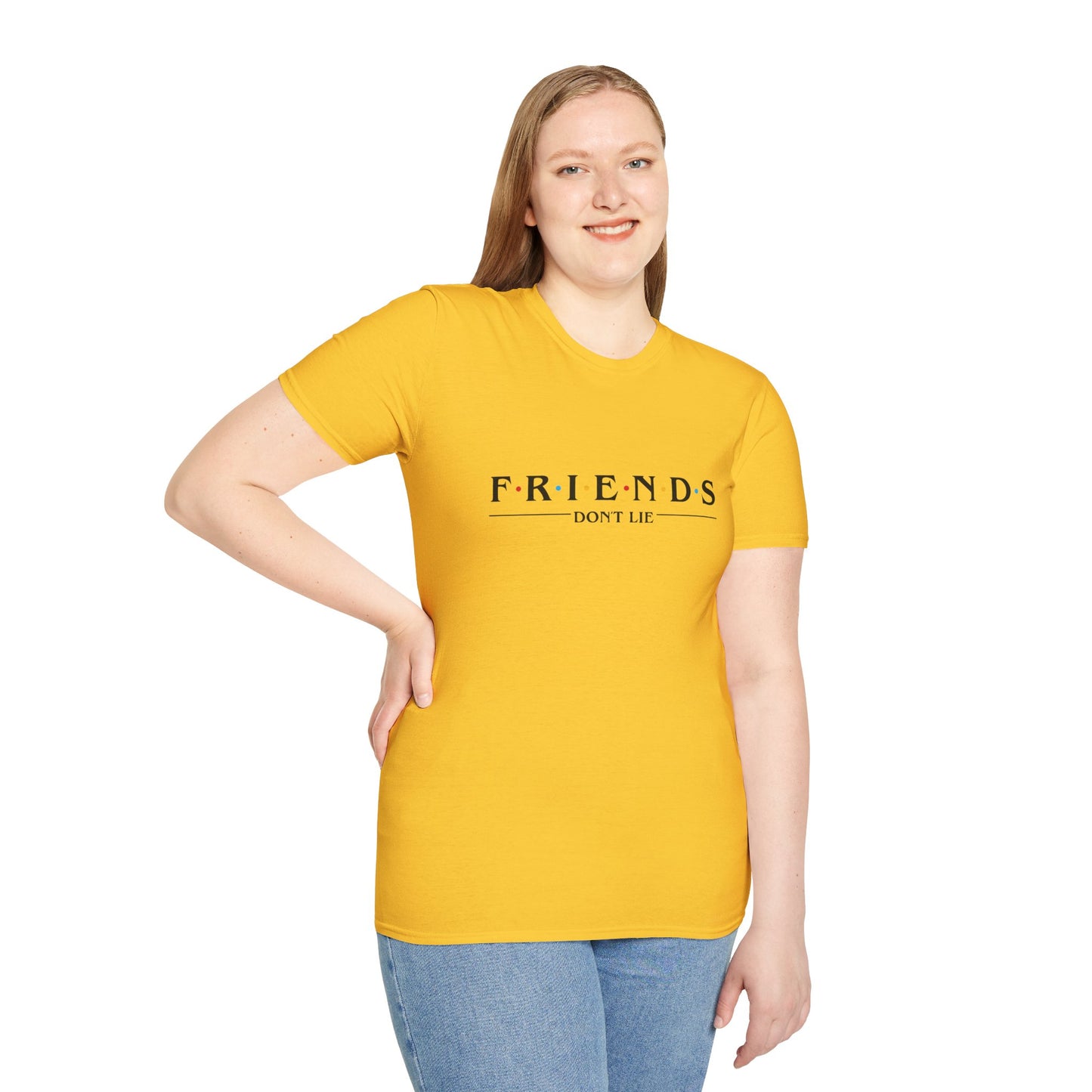 Friends Don't Lie T-Shirt — Stranger Things Inspired Retro Logo Tee