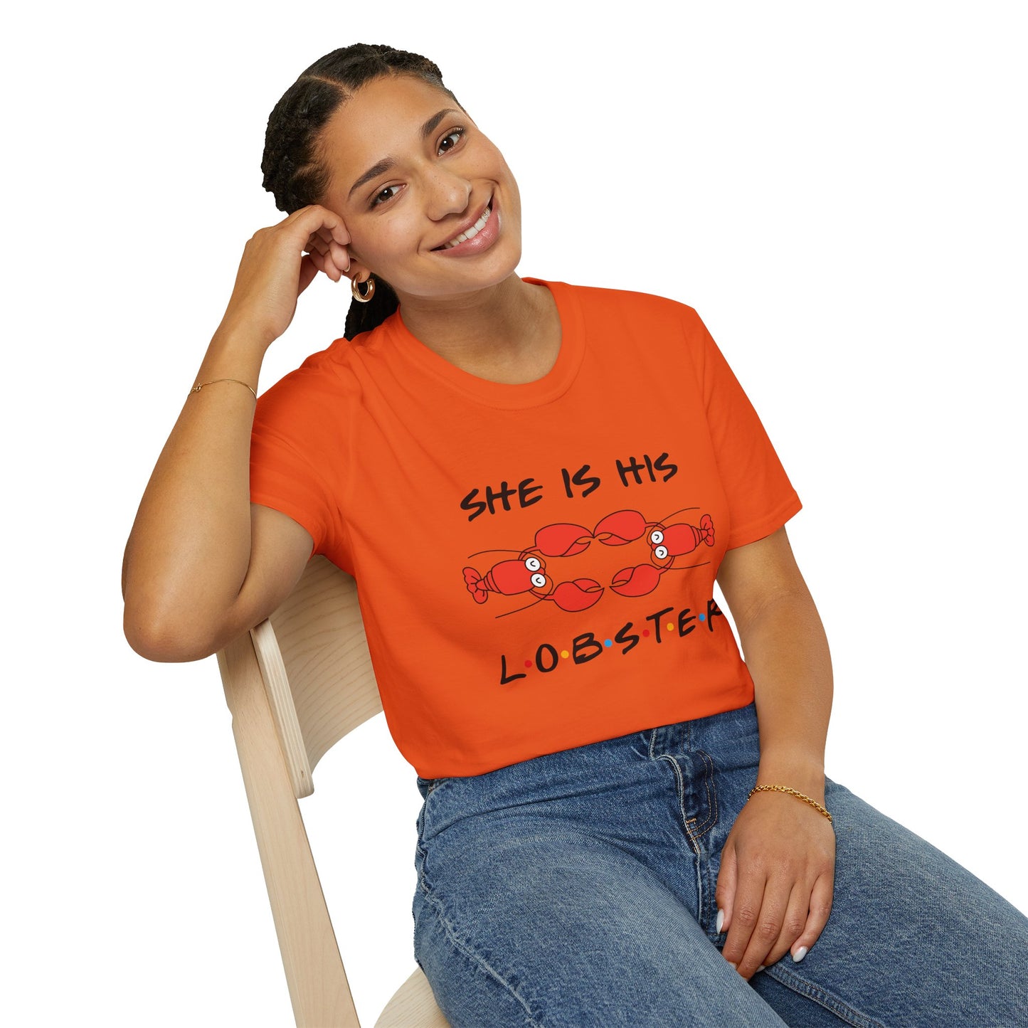 She Is His Lobster T-Shirt – Couples Friends TV Show Inspired Tee