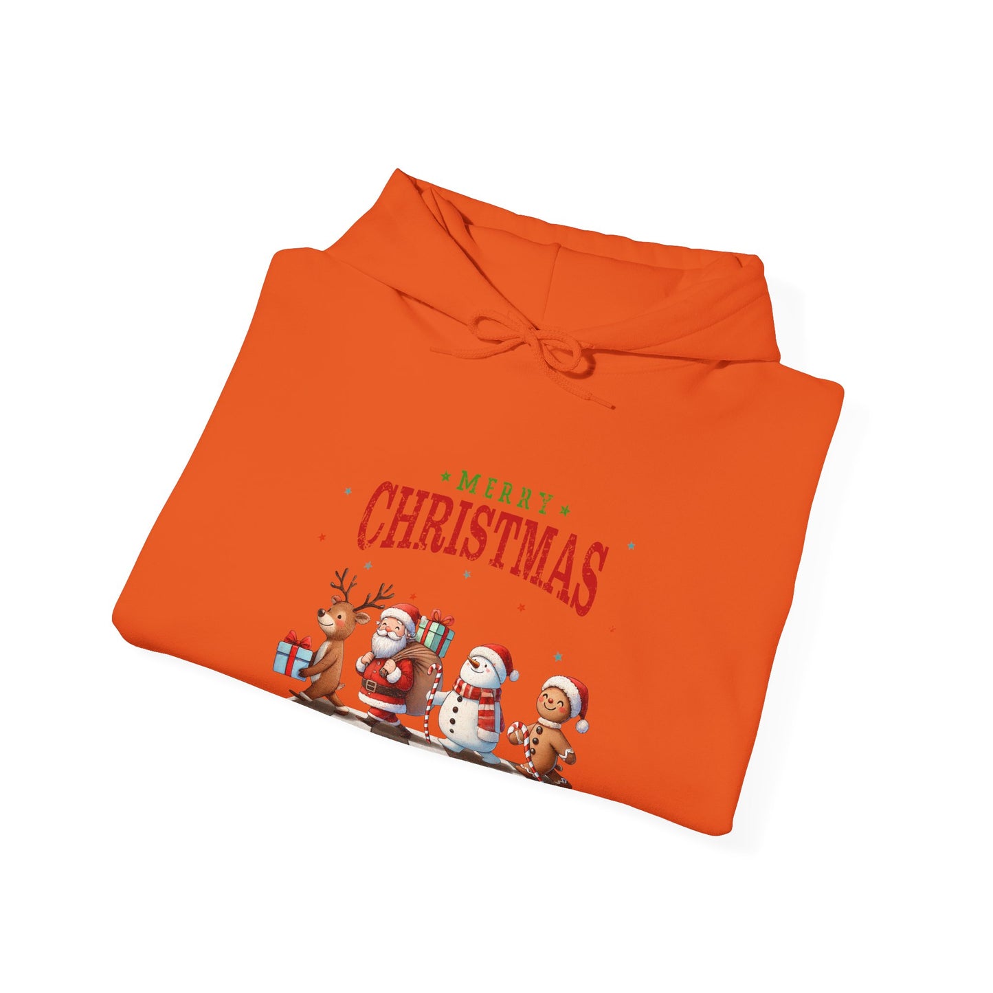 Christmas Choir Hoodie — 'Merry Christmas' Holiday Animal Carolers Sweatshirt