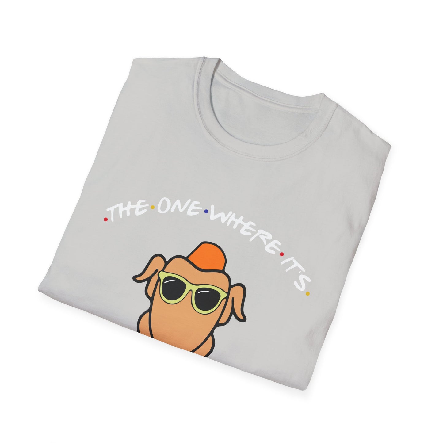 Thanksgiving Turkey Tee — "The One Where It's Thanksgiving" Graphic T-Shirt
