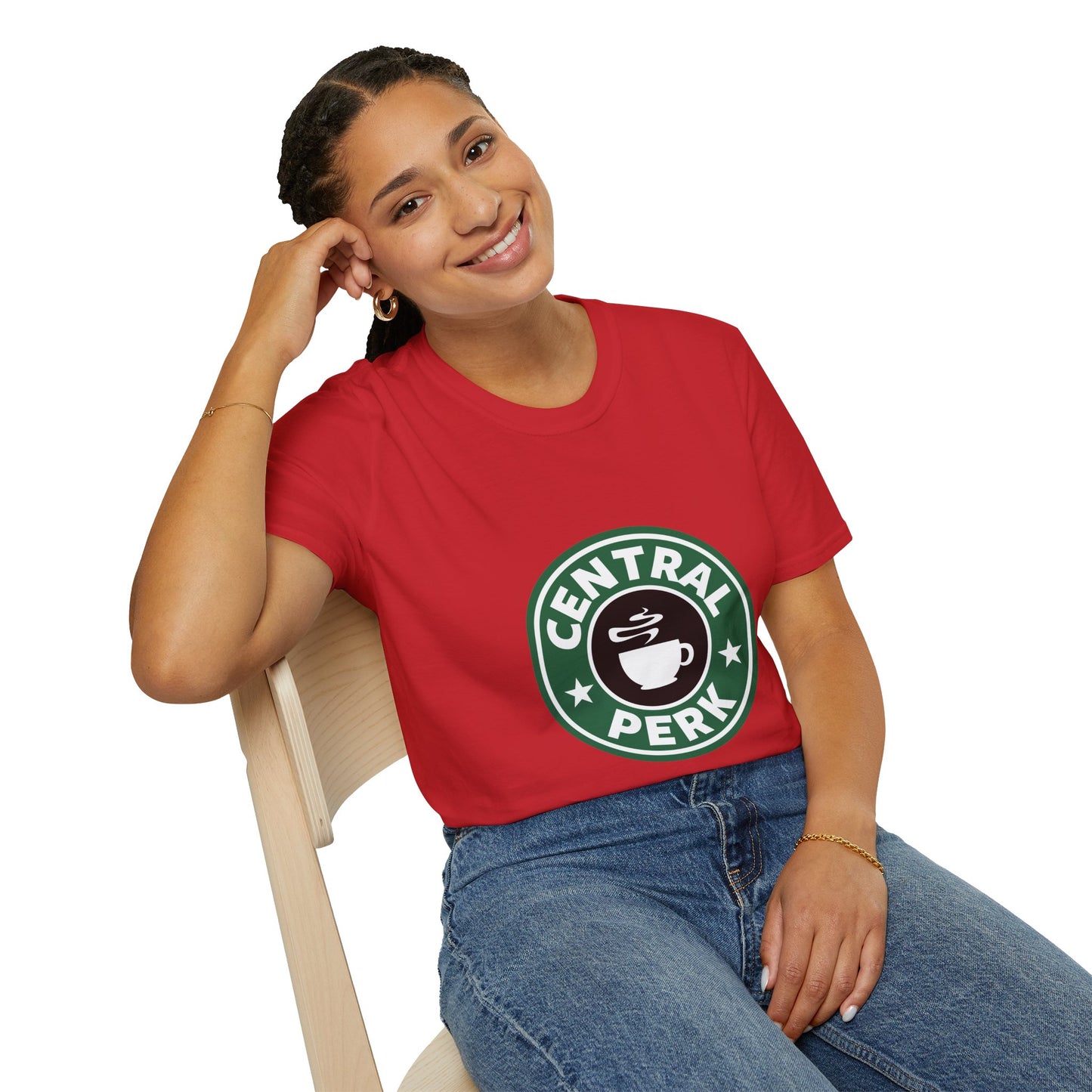 Central Perk Coffee T-Shirt — Vintage Coffee Shop Logo Tee