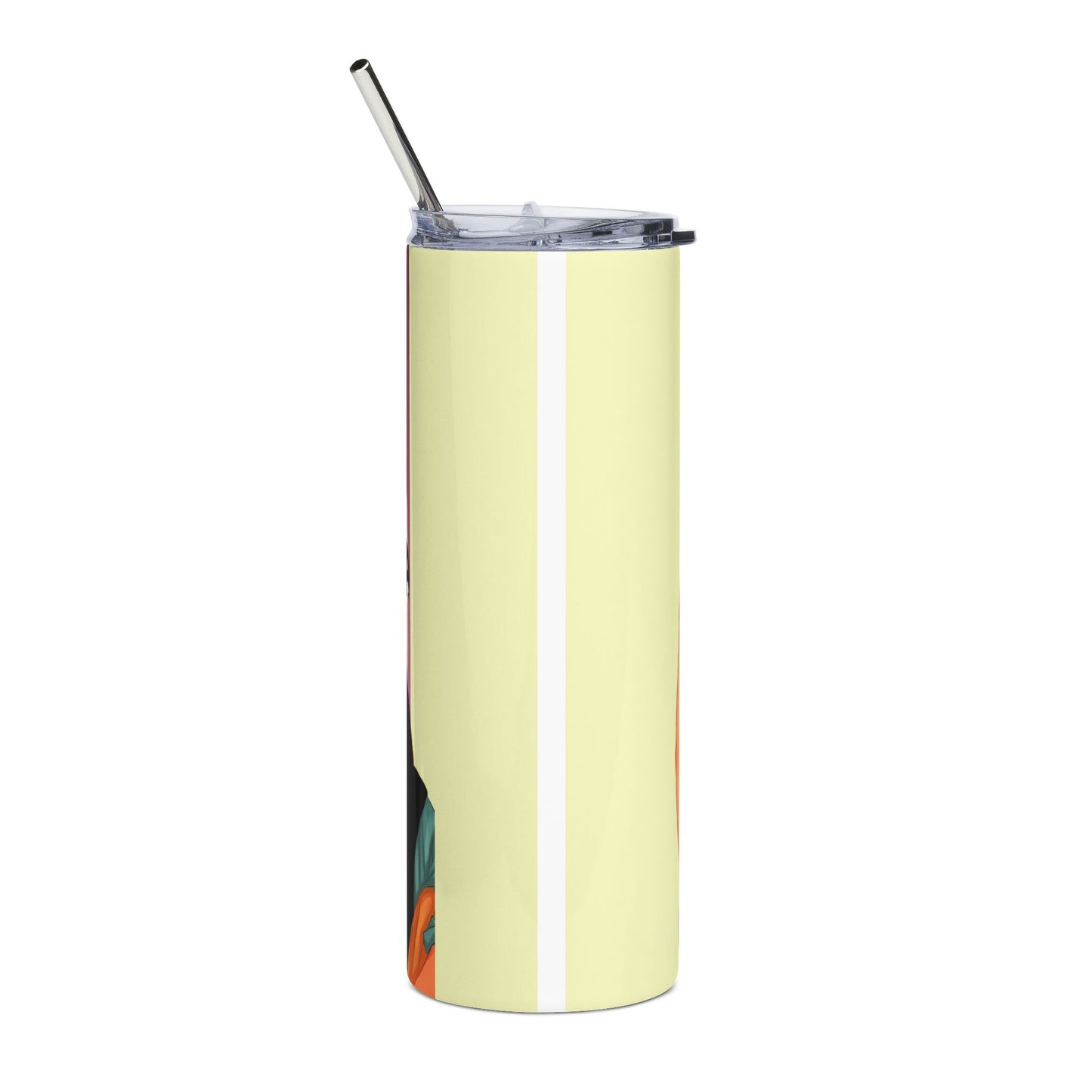 20oz Stainless Steel Tumbler — Illustrated Friends Group Portrait Travel Cup